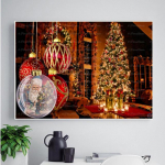 DIY 5D teemantmaal T&auml;is&uuml;mmargune puur Rhinestones maastiku teemanttikandid Ristpistes seinakaunistus Full Round 20X30CM