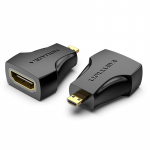 Ventioni mikro-HDMI-adapter 1080P Micro HDMI isane-HDMI-emane muundur D-t&uuml;&uuml;pi A-HDMI-adapter PS4 kaamera HDTV-le Mini-HDMI Micro to HDMI must