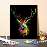 Numbrid &Otilde;limaal L&otilde;uend Digitaalne &Otilde;limaal DIY Maalimine Numbrite j&auml;rgi Kodukaunistus Numbrite maalimine 40x50cm no frame