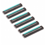 6 tk/partii pardli žiletiterad, kasseti raseerimistera meestele, 2-kihilised terad