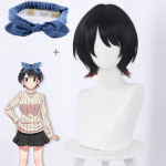 Parukas ja peakatted Anime Rentige t&uuml;druks&otilde;brale Sarashina Ruka Cosplay l&uuml;hike parukas peakattega Kuumakindlast kiust juuksed + parukam&uuml;tsike, t&uuml;drukud, naised Wig&Headwear