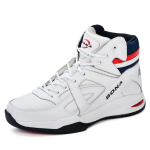 BONA Baskets Homme Meeste korvpallijalatsid Cow Split Meeste jalan&otilde;ud Outdoor Flat High Top Spordijalatsid Meeste treenijad Zapatillas Comfy 46 valge