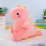 Dinosaurus pehme pl&uuml;&uuml;sist m&auml;nguasi | S&uuml;nnip&auml;evakingitus | T&auml;idisloom pl&uuml;&uuml;sist | Dino pl&uuml;&uuml;sloom | Kawaii Dino pl&uuml;&uuml;s | Armas looma m&auml;nguasi 25cm roosa