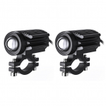 Mootorratta LED-s&otilde;idu udutuled 60 W valge ja merevaigukollased LED-potid projektorituled kohtvalgusti S1 must