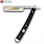 Titan Straight Razor puidust k&auml;epidemega k&auml;sitsi valmistatud roostevabast terasest teraga meeste pardel