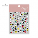 Dekoratiivne Nail Art Nail Ornaments Kleebis Easily Stick Ultra Thin Kukkumisvastane 16