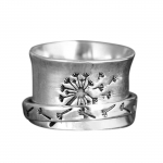 Vintage loominguline graveerimine P&ouml;&ouml;rlev vanikuga s&otilde;rmus Lilles&otilde;rmused meeste naiste s&otilde;rmused A h&otilde;be