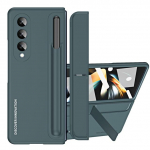 Galaxy Fold4 kukkumiskaitsega klaaskile coque &uuml;mbris Samsung Galaxy Z Fold4 Fold 4 5g Zfold4 aluse hoidiku telefonikott jaoks for Samsung Z Fold 4 roheline