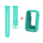 Silikoonist kaitse&uuml;mbris + rihm Xiaomi Mi Band 7 Pro k&auml;ev&otilde;ru k&auml;ev&otilde;ru nutikella rihma jaoks Xiaomi Mi Band 7 Pro must