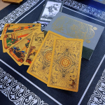 Uus Witch Waite Kuldfoolium Tarot Tarot Bronzing V&auml;rviprintimine Plastikust PVC Veekindel lauam&auml;ng