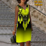 Naiste V-kaelusega suvine tutt-teemantmustriga kleit vabaaja varrukateta mood vabaaja vabaaja seksikad kleidid, suur suurus XS-8XL XS sinine