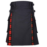 Keskaegses stiilis s&otilde;dalase kilt lapiline plisseeritud tartankilt tasku &Scaron;oti meeste kilt traditsiooniline seelik 3XL punane