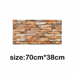 1/5/10 tk 70*38cm tapeet Isekleepuv 3d magamistoa kaunistussein veekindel niiskuskindel pehme pakendiga tapeet 10pcs 70*38cm