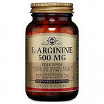 Solgar &ndash; L-arginiin 500 mg taimsed kapslid, 100