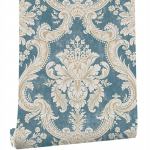 0,53*10m Retro Euroopa Itaalia Damaskist tapeet Victorian lausriidest tapeediga seinakleebised 0.53X10m