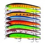 8 TK Bionic Minnow kalastuslant Bass trolling kunstlik k&otilde;va s&ouml;&ouml;t 14cm 18,5g Crankbait voblerid 3D Eyes karpkala Pesca p&uuml;&uuml;giks