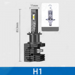 2tk Canbus H8 H11 LED lambipirnid 2800LM suure v&otilde;imsusega LED auto esitule lamp 9012 9006 H4 Hi Lo Beam CSP Chip H1