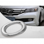 FUNDUOO Kvaliteetne ABS kroomitud eesmise udutulelaterna katte trimmi kleebis 2tk Honda Accord 2014 2015 2016 tasuta kukkumise jaoks