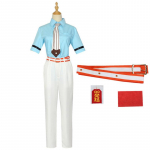 Anime tualetiga seotud Hanako-Kun Minamoto Kou Cosplay kost&uuml;&uuml;m Halloweeni top s&auml;rk P&uuml;ksid Aksessuaarid Rekvisiidid L nagu n&auml;idatud v&auml;rv