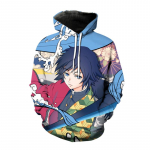 Uued Anime Hoodid Demon Slayer Kimetsu no Yaiba 3D Print Kapuutsiga dressipluus Mehed Naiste Mood kapuuts Hip Hop Unisex Pullover Coat XL