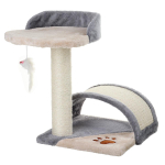 42 cm kassipuust ronimistorni Scratch Board treeningraam koos Pet House Pet Pl&uuml;&uuml;si kukkumisvastase matiga hall