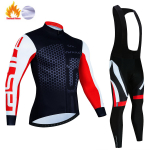 Uus Pro Team Winter Thermal fliisist jalgratta kampsun komplekt V&otilde;idus&otilde;idu rattakost&uuml;&uuml;m Mountian jalgrattariided Ropa Maillot Ciclismo Hombre XS