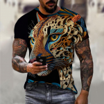 3D loomade tr&uuml;kitud T-s&auml;rk meestele Hip Hop Trend Harajuku Vintage riided Moodsad &Uuml;markaelus l&uuml;hikeste varrukatega topid Suured T-s&auml;rgid L