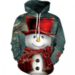 2023 Unisex Inetu J&otilde;ulukampsun 3D Prindiga Naljakas J&otilde;ulupulber Hoodie Pusa Meeste Naiste S&uuml;gistalve Suures suuruses riided M