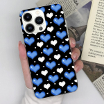 Telefoni&uuml;mbris Apple iPhone 11 12 13 14 15 Pro Max 6 7 8 Plus X XS XR SE Moodne kate l&auml;bipaistev matt p&otilde;rutuskindel Love Hear Bear iPhone kaitseraua jaoks iPhone 11