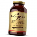 B-vitamiinid, B-Complex 100, Solgar 50 taimekapslit (36313115) 250vcaps