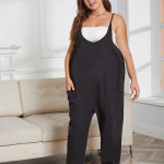 Populaarne mood rasedate naiste riided t&otilde;mblukuga tasku Suspensid rasedate kombinesooni kombinesoonid 1XL must