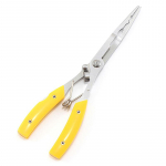 Esmaklassiline kaasaskantavate kalastustangide komplekt &ndash; vastupidavad roostevabast terasest multifunktsionaalsed n&ouml;&ouml;rik&auml;&auml;rid ja konksueemaldaja &otilde;ues telkimiseks kollane