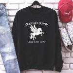 Unisex Camp poolvereline kampsun Percy Jackson Hoodies Long Island Sound Olympian SPQR Pullover Vintage Unisex dressipluusid T&auml;navar&otilde;ivad 2XL