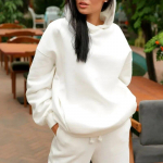 T&auml;navar&otilde;ivad mood &uuml;hev&auml;rviline kapuutsiga kampsun naiste s&uuml;gistalv vabaaja lahtised pikad p&uuml;ksid sportlik kaheosaline komplekt 29881 S orion i v&auml;rv