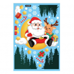 Pidulik j&otilde;uluaken klammerdub rikkaliku j&otilde;uluelemendiga loob armsa atmosf&auml;&auml;ri armsa talvepuhkuse aknakleebiste kleebised 1