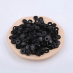 100 tk kruvikatted sisekatted plastikust korgipea kaitsemutter nailonpolt &uuml;mmargune &uuml;mmargune plastkorgid kruvide jaoks 100pcs must