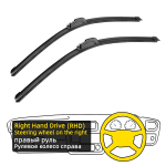 2 TK esiklaasi klaasipuhasti harjad Honda Fit Jazz MK2 MK3 2008-2021 26 +14 aknaharjade l&otilde;ikurite tarvikud