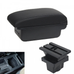 Skoda Octavia k&auml;etugede kasti jaoks Skoda Yeti Mk2 auto k&auml;etugede hoiukasti jaoks 2005-2012 Lisatarvikud Sisustusosad USB must