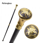 Kuldne kreeka m&uuml;toloogia Hercules Totem Reljeef jalutuskepp Moodne jalutuskepp Gentleman Luksuslik Crosier Knob jalutuskepp 93cm