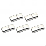 5 ristk&uuml;likukujuline lukustus Vastupidav roostevabast terasest ehted leiud kaelakee sulgurid k&auml;sit&ouml;&ouml; multi 8*4mm