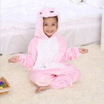 Roheline dinosaurus talvine laste flanell loom Kigurumi pidžaamad, 1-osaline laste pidžaamad riided kapuutsiga p&uuml;ksid magamisriided 120