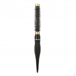 Detangling &uuml;mmargune stiilihari f&ouml;&ouml;niga kuivatamiseks ja sirgendamiseks 1.8cm_Black+Golden