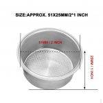 Kohvi 2 tassi 51 mm survestamata filtrikorv h&otilde;beda jaoks