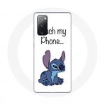 &Uuml;mbris Samsung Galaxy S20 FE Lilo jaoks ja Stitch armas valge taust