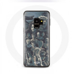 &Uuml;mbris Samsung Galaxy S9 jaoks Game of Thrones, 8. hooaeg Game of Thrones Plakati tegelased hall taust