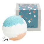 Corecos Bubble & Pop Ocean Wave Bath Bomb, 200g, 5 pieces