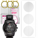 3x apgo Hydrogel Screen Protector for MyKronoz ZeTime Premium, Hydrogel Film, with positioning layer easy installation