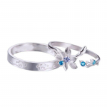 Anime Deemonliku kasvatamise s&otilde;rmuse suurmeister Wei Wuxian Lan Wangji Cosplay Unisex s&otilde;rmused Mo Dao Zu Shi Ehted Aksessuaarid Adjustable