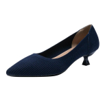 Naiste Solid Pumps Kitten Heels terava varbaga kootud libisemisega madala kontsaga vabaaja pidulik kleit Kingad T&ouml;&ouml; Kontor &Auml;ri Tursked kontsad Riietavad kontsad naistele 35 black