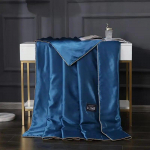 Luksuslik emulatsioon, siidist tepitud tekk, satiinroosa t&auml;iskasvanutele m&otilde;eldud kevadsuvised tekid kvaliteetsed pehmed pehmed ja lahedad tekk 110x150cm 43x59inch